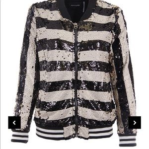 DOLCE CABO SEQUIN BOMBER